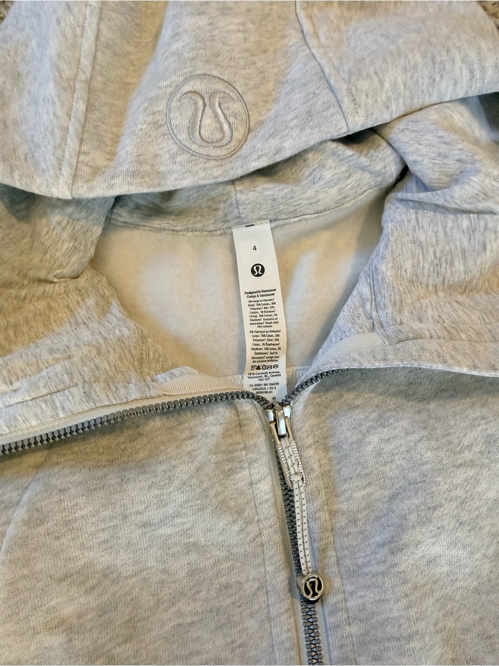 lululemon Scuba Full-Zip Cropped Hoodie - Picture 7 of 9